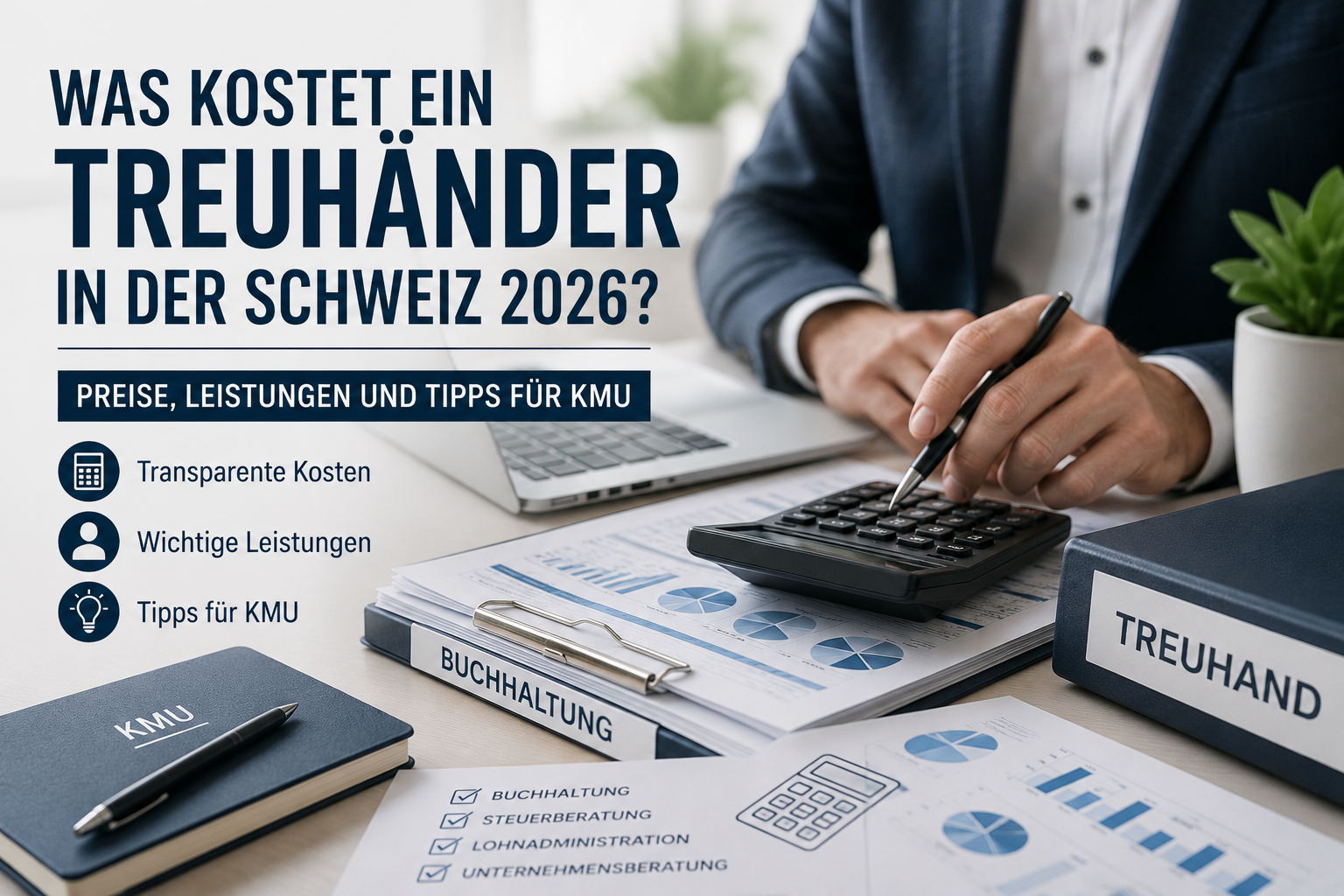 Was kostet ein Treuhänder in der Schweiz 2026? Tipps für KMU